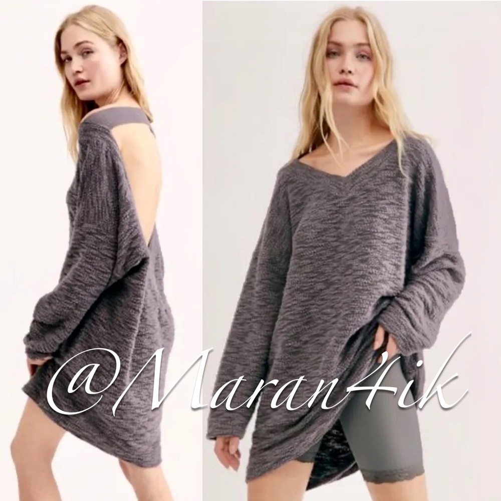 Free People FP Beach Oversized Sweater
Tunic Brown-ish Gray Blend M/L